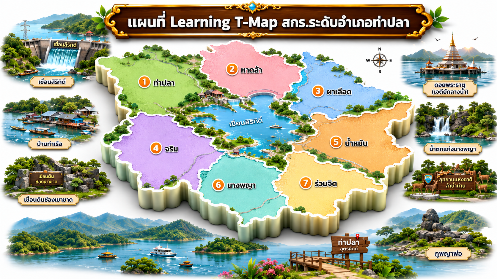 แผนที่อำเภอท่าปลา