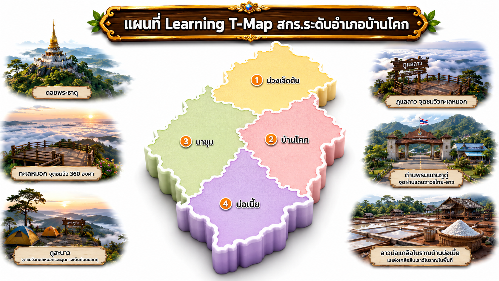 แผนที่อำเภอบ้านโคก